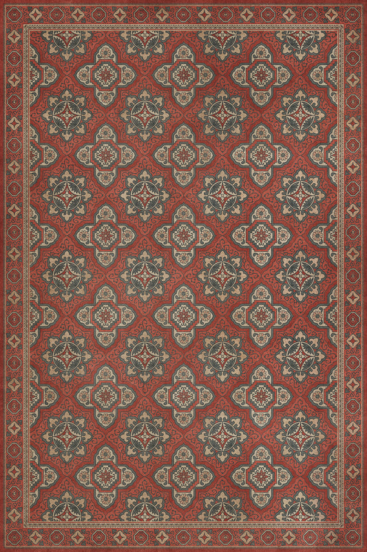 Vintage Vinyl Rug - Antiquary - Provenance