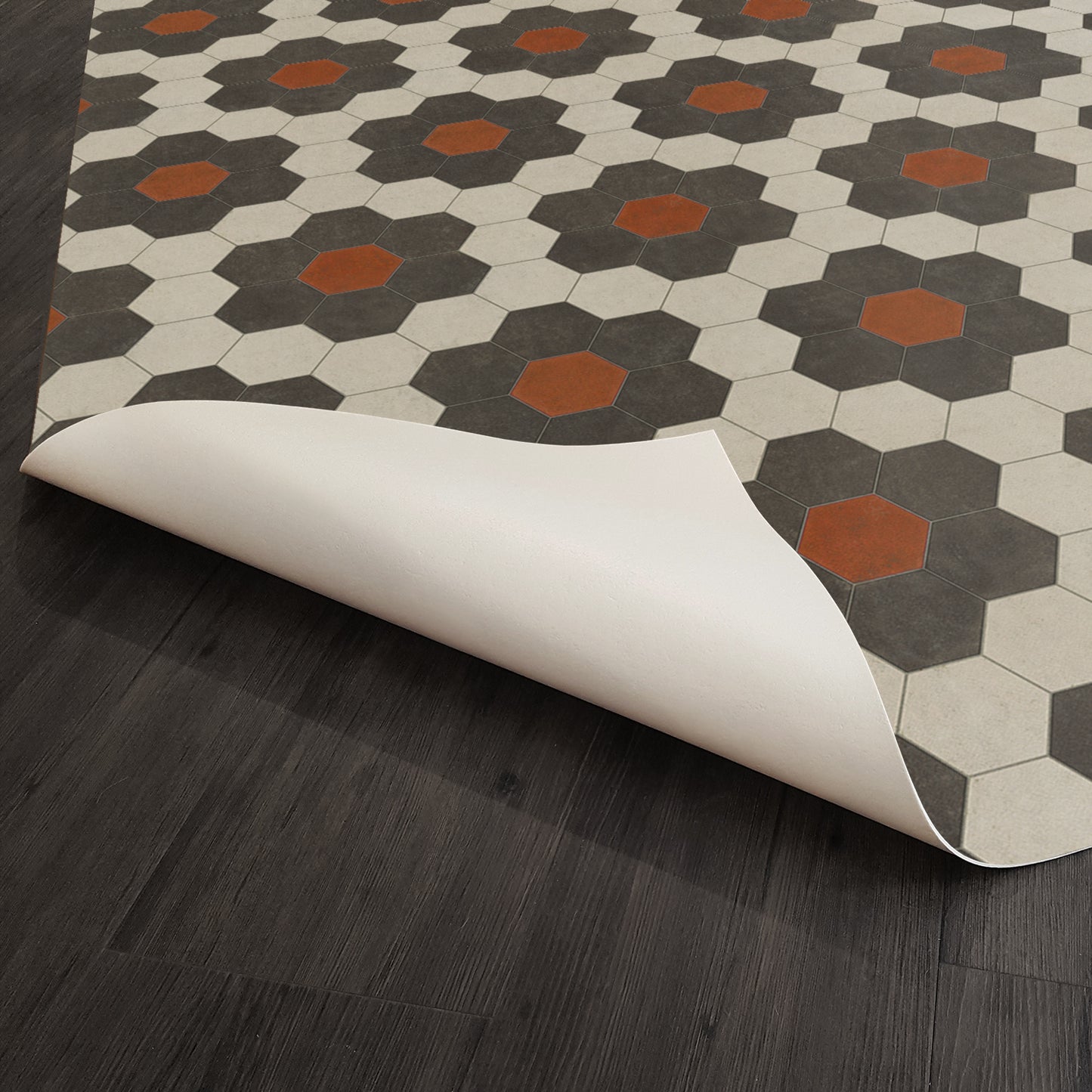 Vintage Vinyl Rug - Pattern 2 - Organic Synthesis