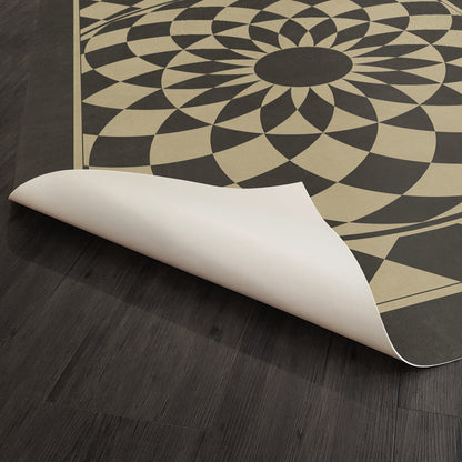 Vintage Vinyl Rug - Pattern 1 - We're all Mad Here