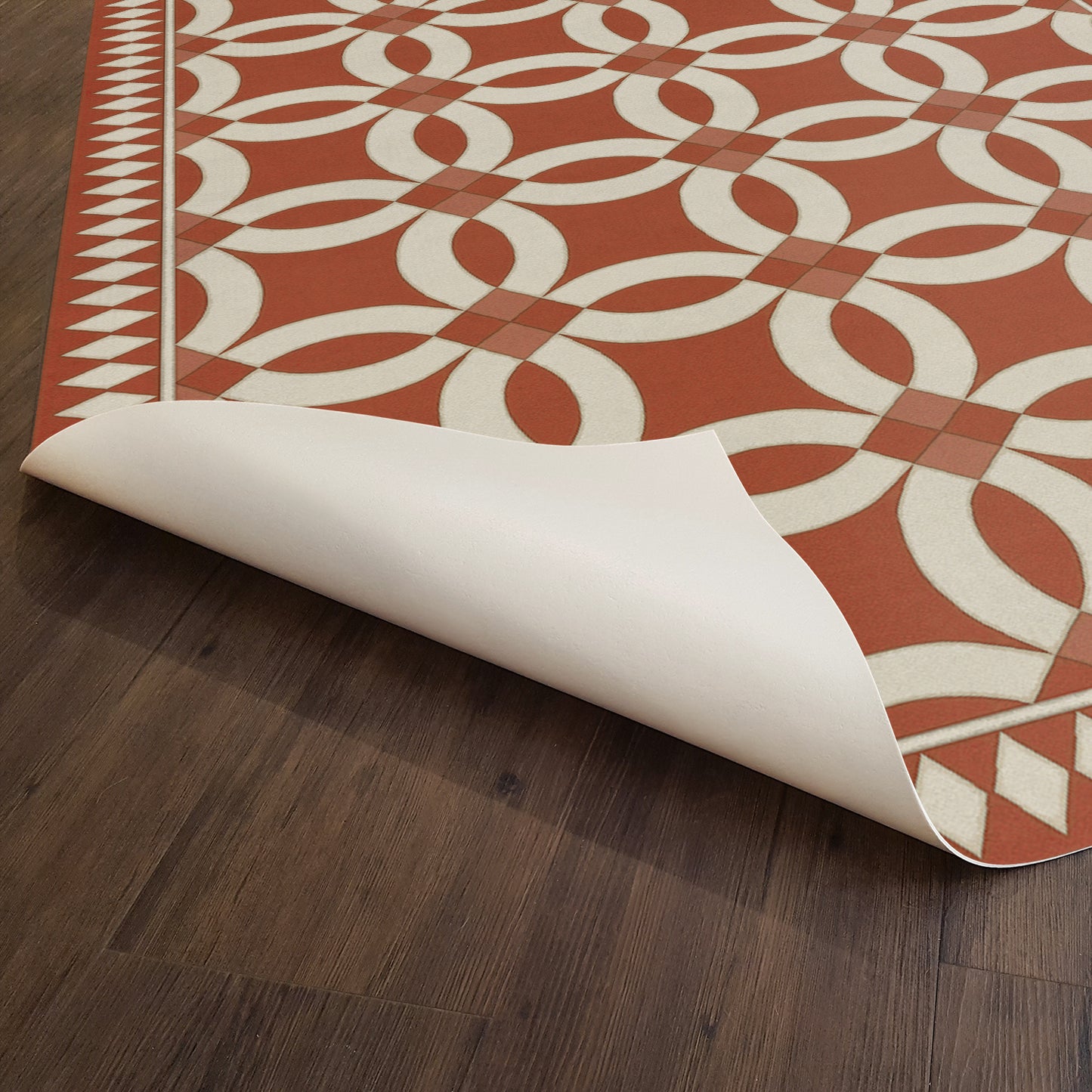 Vintage Vinyl Rug - Wedding Ring - Hester