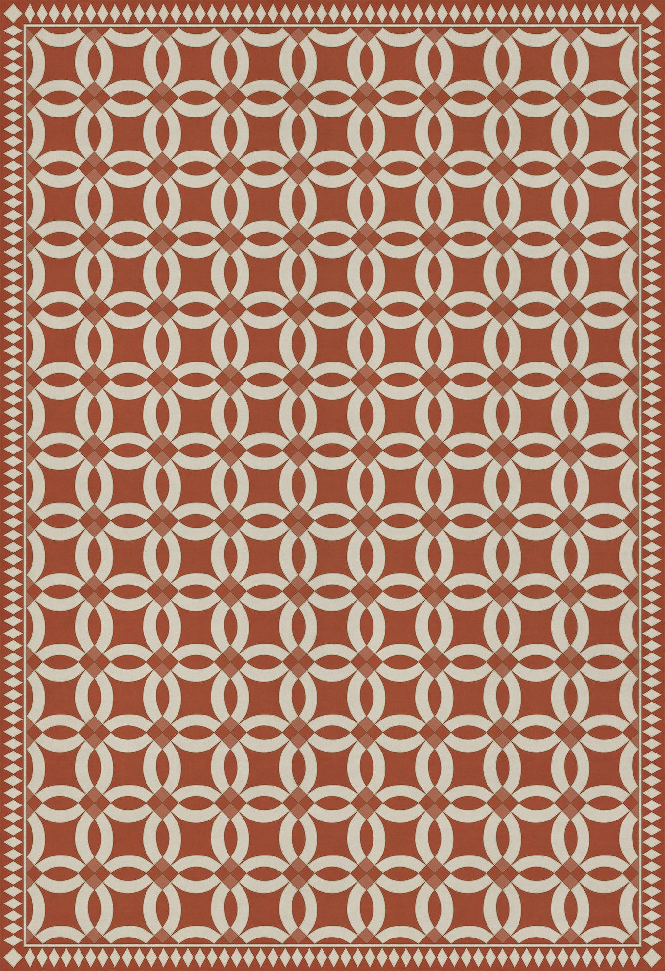 Vintage Vinyl Rug - Wedding Ring - Hester