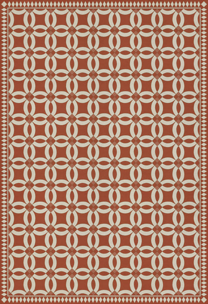 Vintage Vinyl Rug - Wedding Ring - Hester