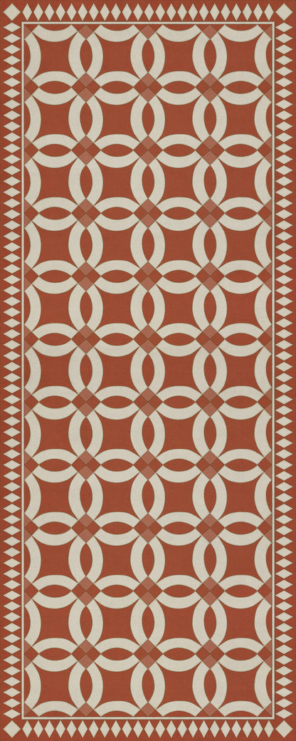 Vintage Vinyl Rug - Wedding Ring - Hester