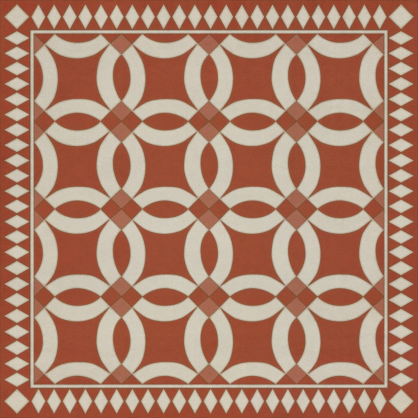 Vintage Vinyl Rug - Wedding Ring - Hester