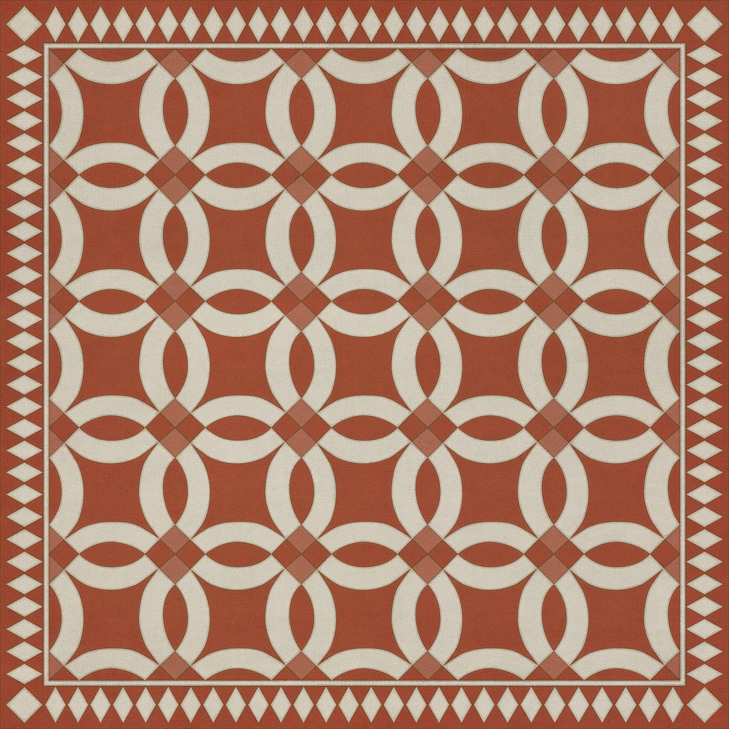 Vintage Vinyl Rug - Wedding Ring - Hester