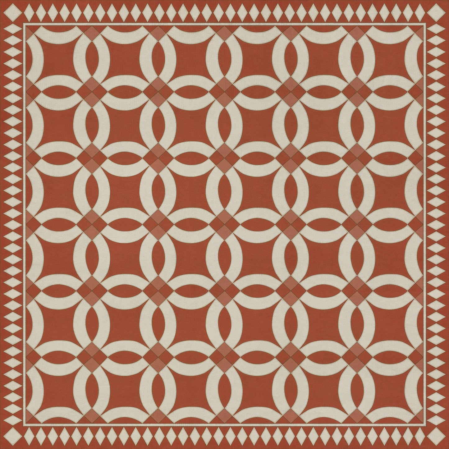 Vintage Vinyl Rug - Wedding Ring - Hester