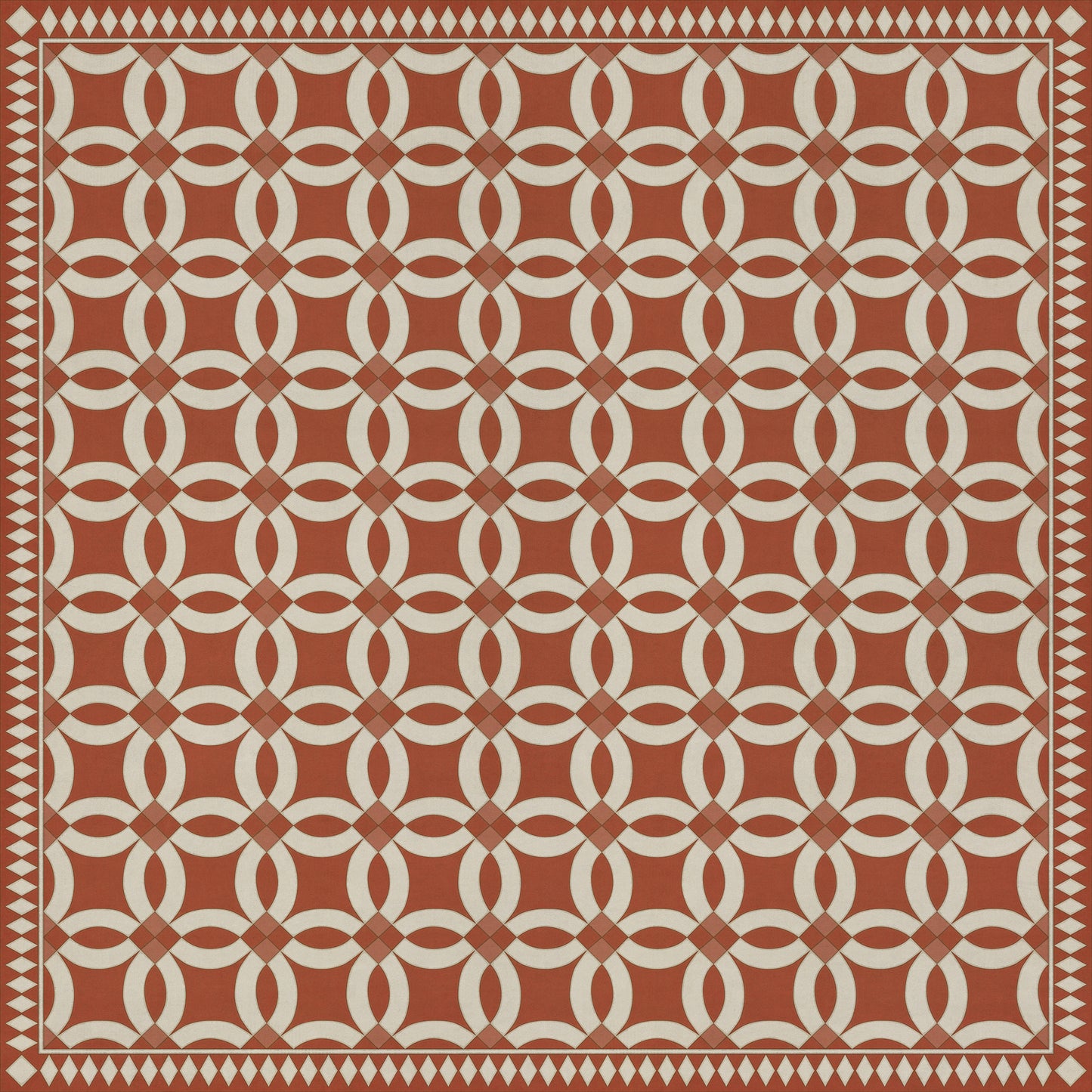 Vintage Vinyl Rug - Wedding Ring - Hester