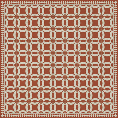 Vintage Vinyl Rug - Wedding Ring - Hester