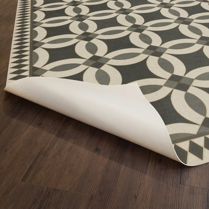 Vintage Vinyl Rug - Wedding Ring - Imogen