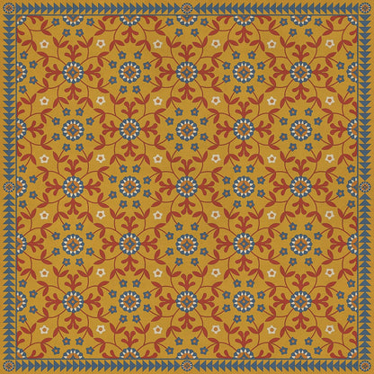 Vintage Vinyl Rug - Whig Rose - Hope Springs Eternal