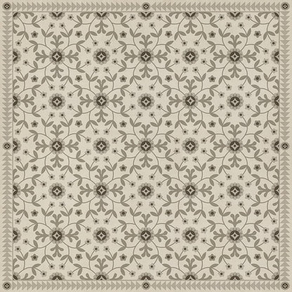 Vintage Vinyl Rug - Whig Rose - Divine and Moral