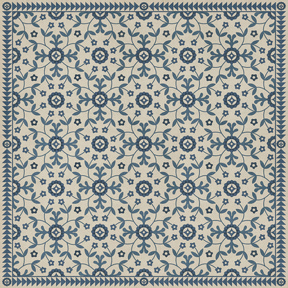 Vintage Vinyl Rug - Whig Rose - The Day Has Eyes