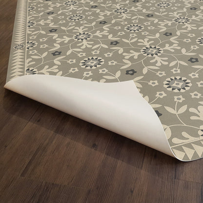 Vintage Vinyl Rug - Whig Rose - To The Nightingale