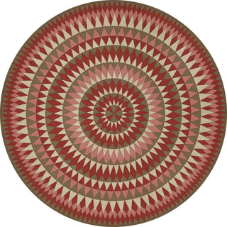 Vintage Vinyl Rug - Bulls Eye - Blaze Within Blaze