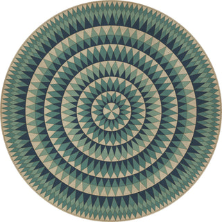 Vintage Vinyl Rug - Bulls Eye - Eye Vaulted Wonder