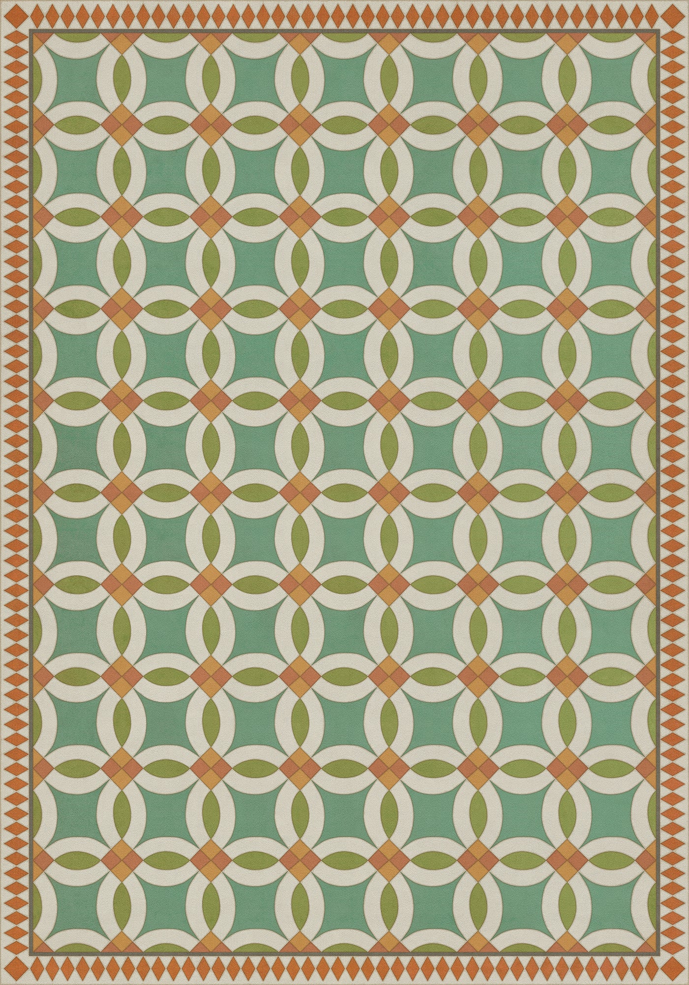 Vintage Vinyl Rug - Wedding Ring - Adelaide