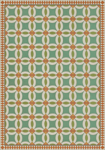 Vintage Vinyl Rug - Wedding Ring - Adelaide