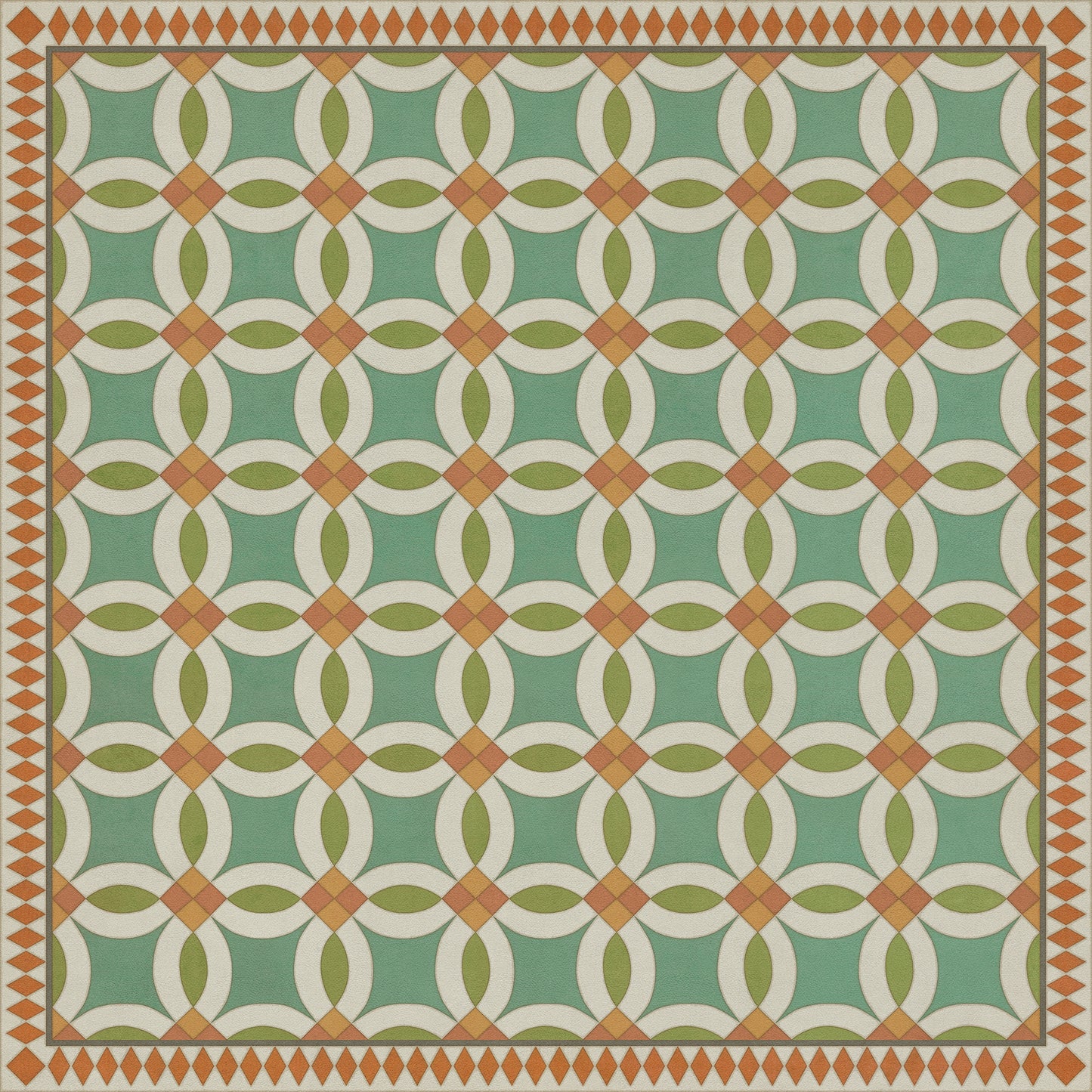 Vintage Vinyl Rug - Wedding Ring - Adelaide