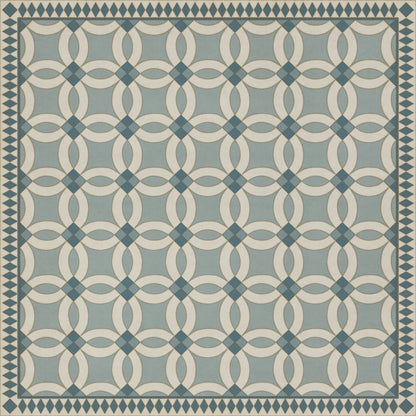 Vintage Vinyl Rug - Wedding Ring - Evangeline