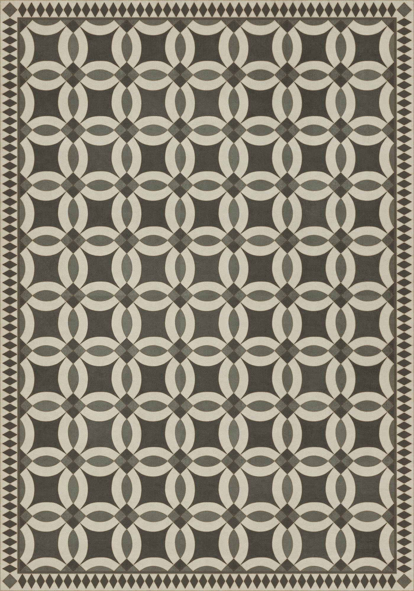 Vintage Vinyl Rug - Wedding Ring - Imogen