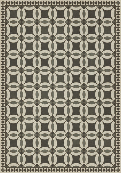 Vintage Vinyl Rug - Wedding Ring - Imogen