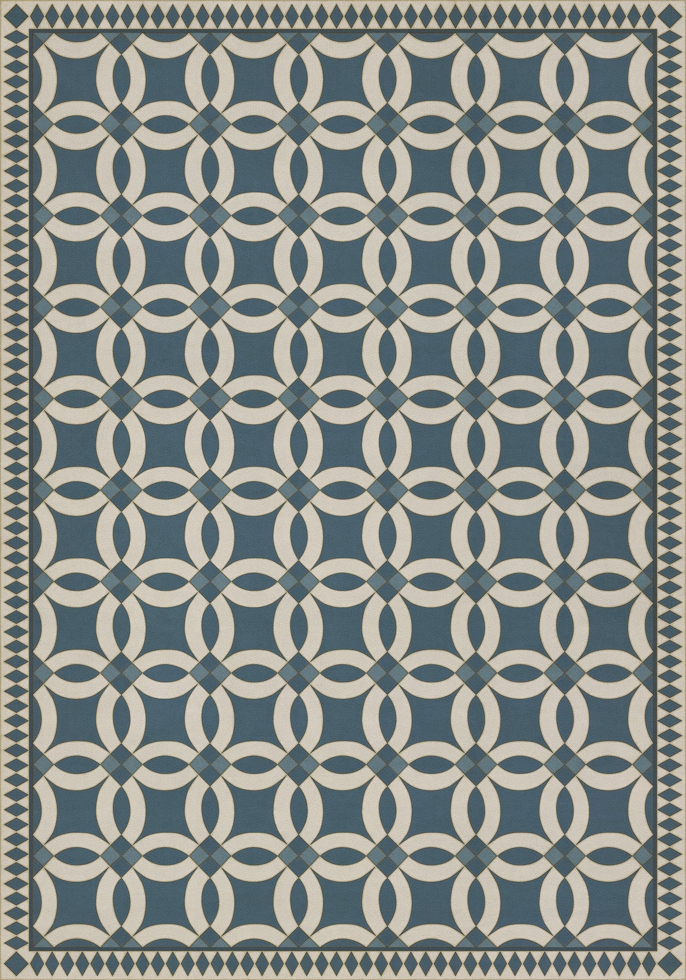 Vintage Vinyl Rug - Wedding Ring - Philippa