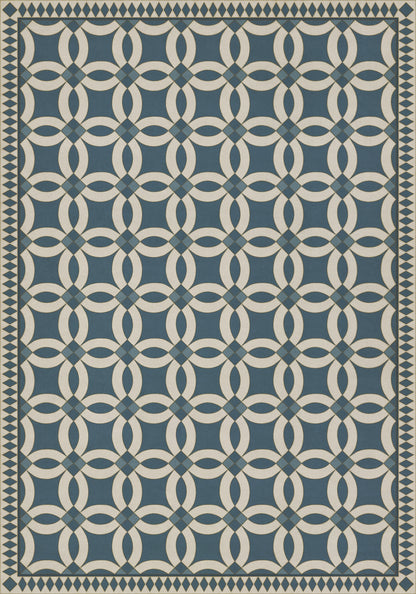 Vintage Vinyl Rug - Wedding Ring - Philippa