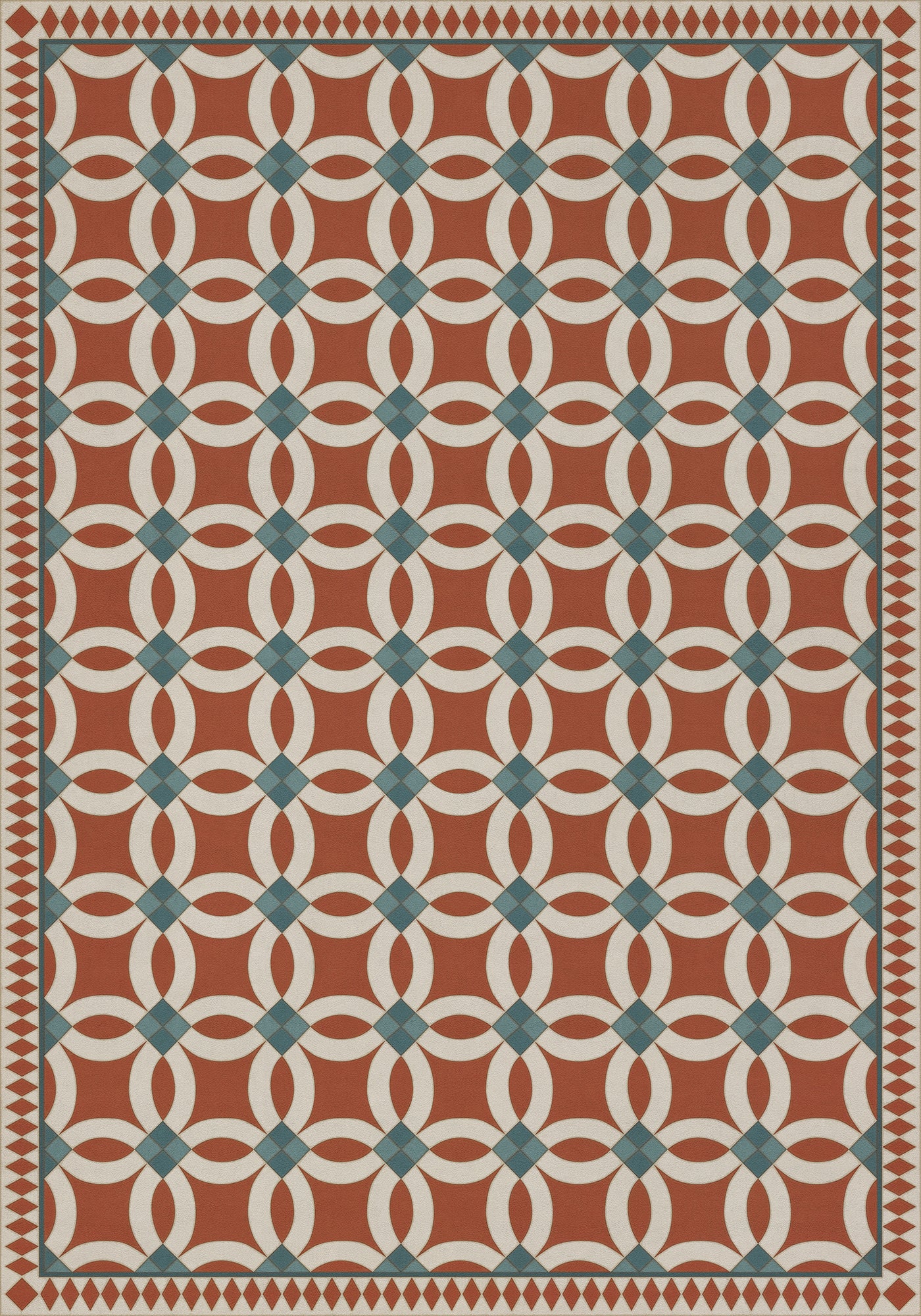 Vintage Vinyl Rug - Wedding Ring - Ramona