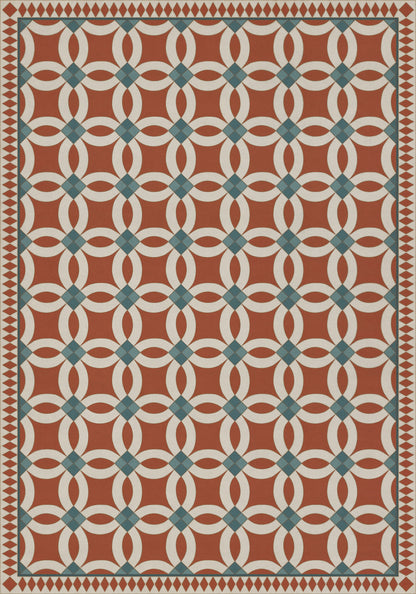 Vintage Vinyl Rug - Wedding Ring - Ramona