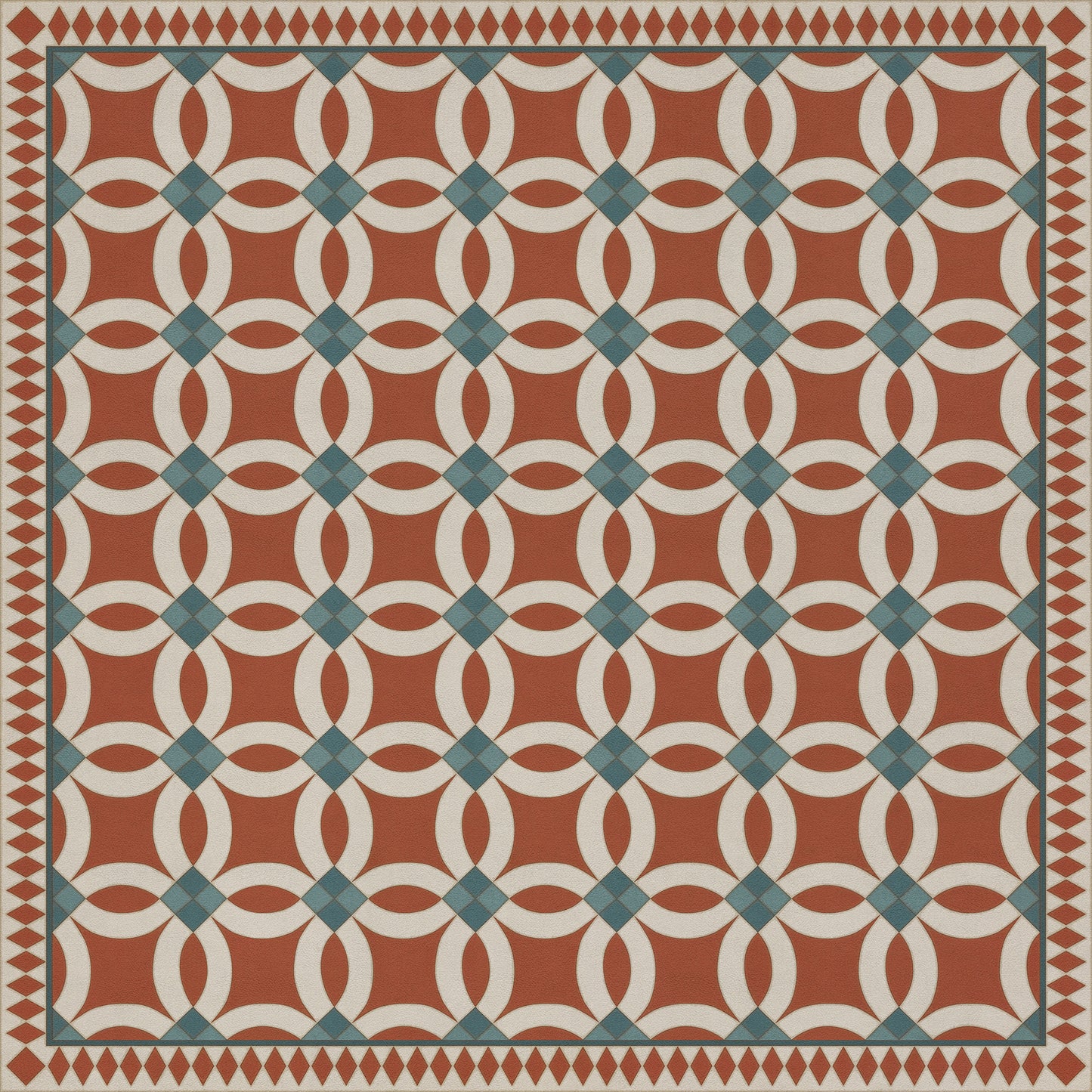 Vintage Vinyl Rug - Wedding Ring - Ramona