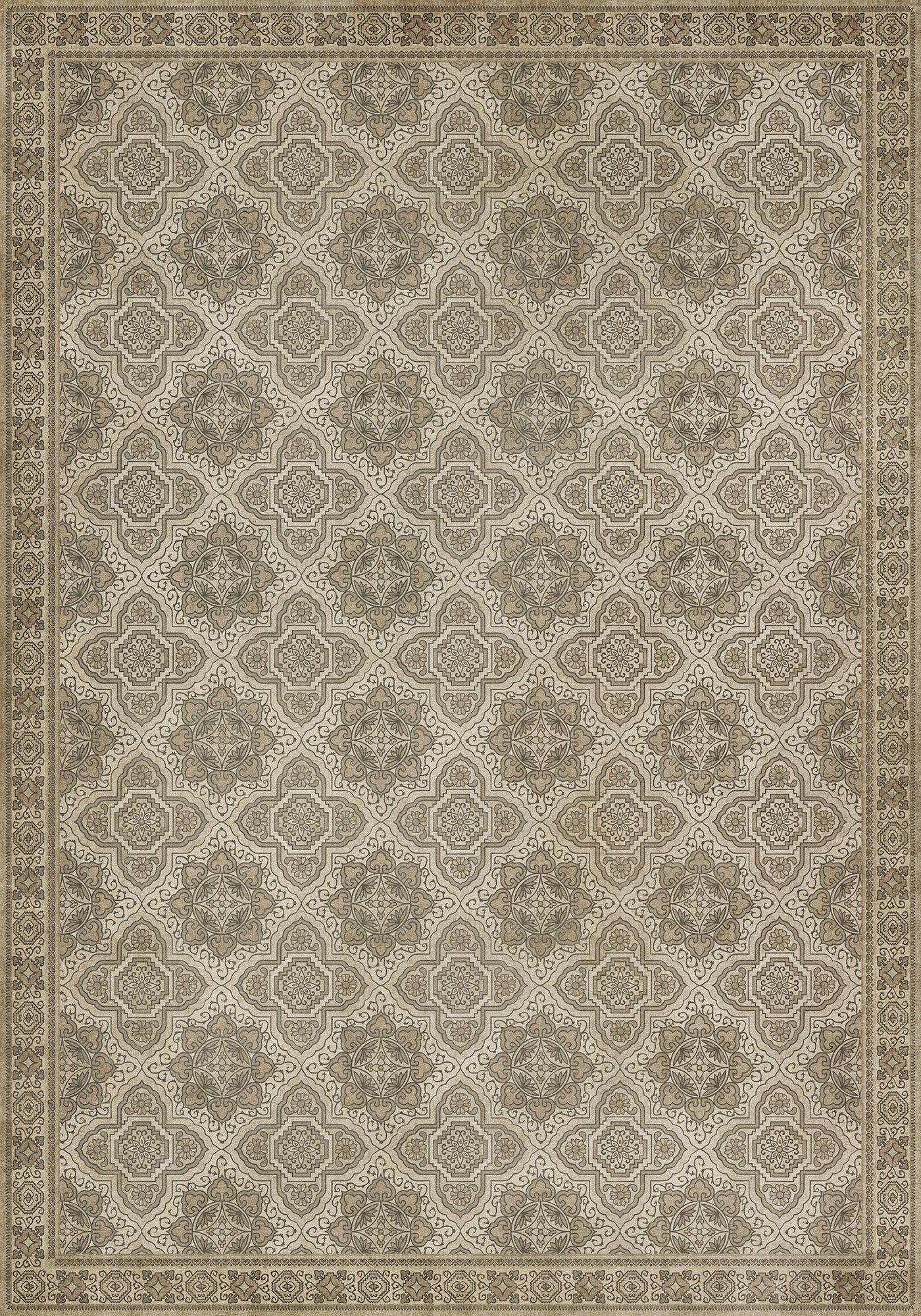 Vintage Vinyl Rug - Antiquary - Holograph