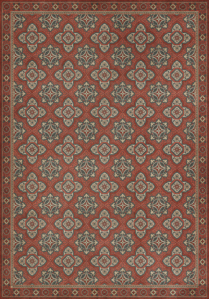 Vintage Vinyl Rug - Antiquary - Provenance