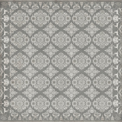Vintage Vinyl Rug - Archibald - The Grey Monk