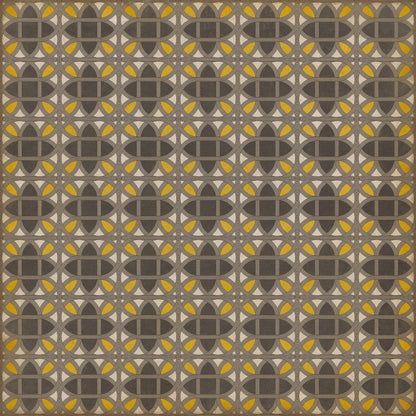 Vintage Vinyl Rug - Lamerie Lattice - Paul Revere