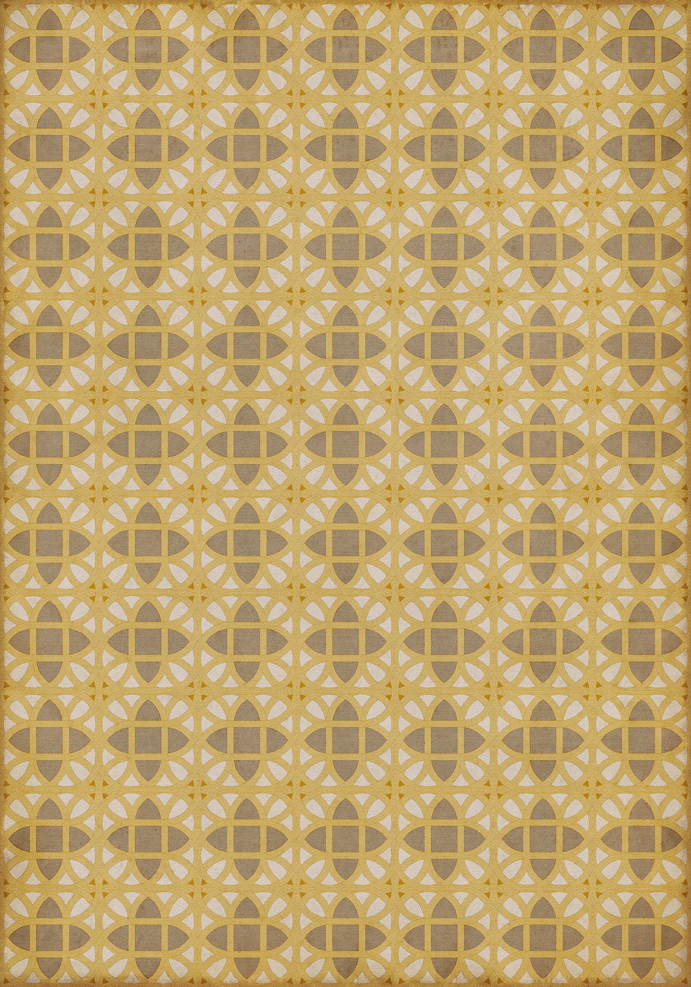 Vintage Vinyl Rug - Lamerie Lattice - William Plummer