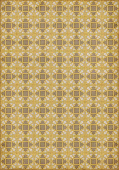 Vintage Vinyl Rug - Lamerie Lattice - William Plummer