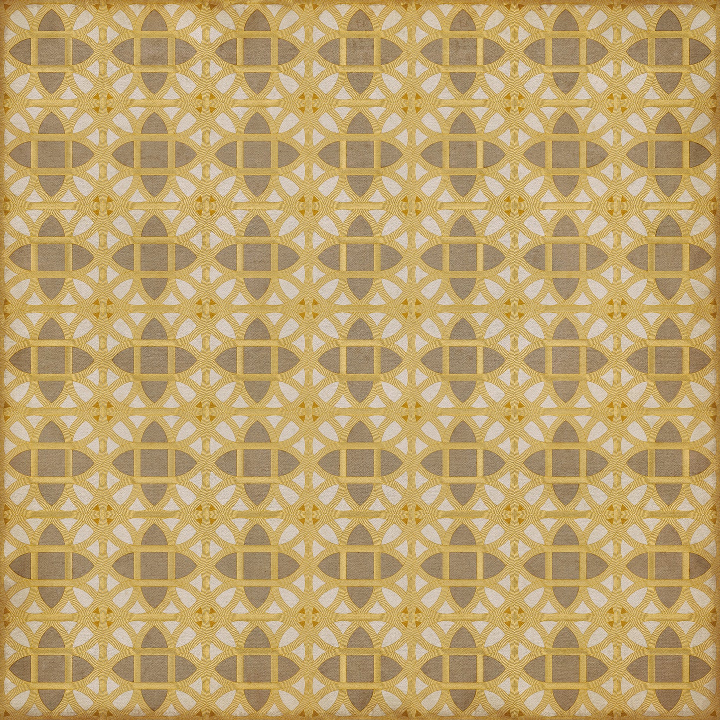 Vintage Vinyl Rug - Lamerie Lattice - William Plummer