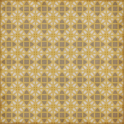 Vintage Vinyl Rug - Lamerie Lattice - William Plummer