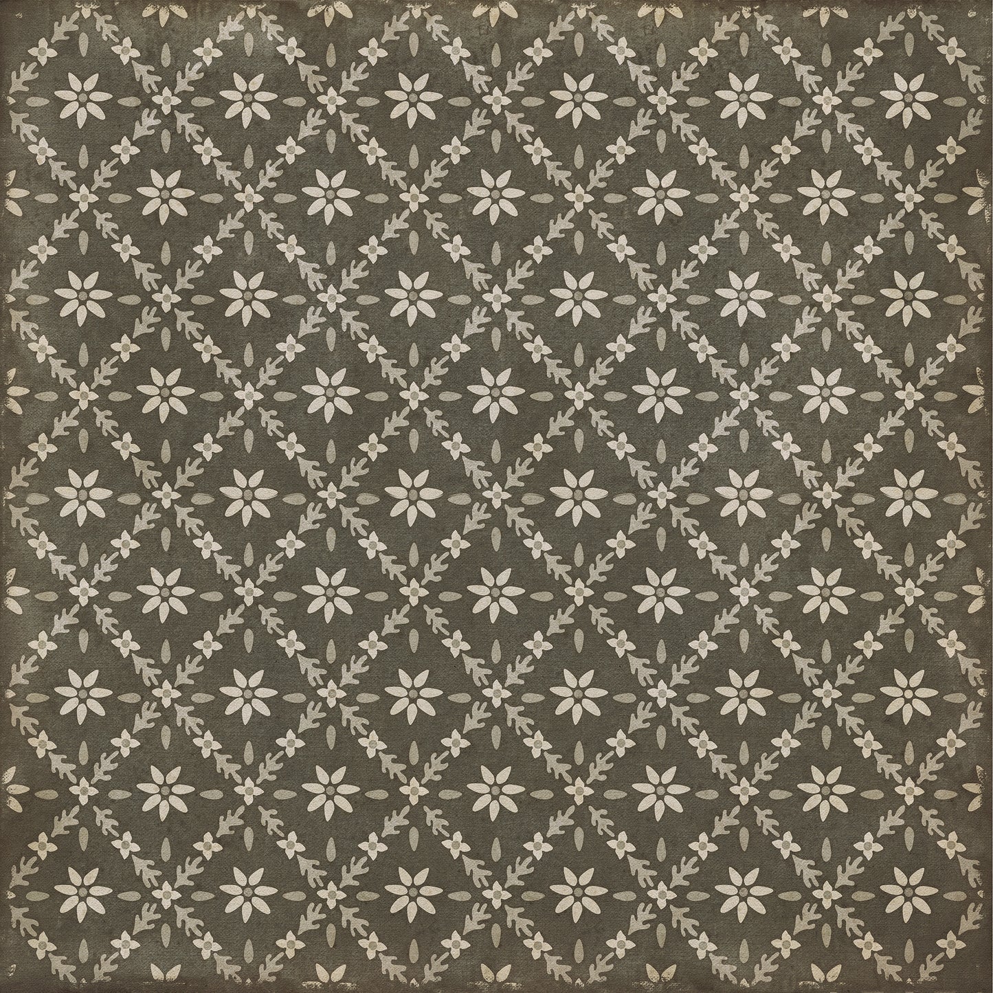 Vintage Vinyl Rug - Naturalist - Linnaeus