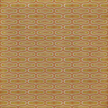 Vintage Vinyl Rug - Wavy Lines - Goldsmith