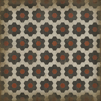 Vintage Vinyl Rug - Pattern 2 - Organic Synthesis