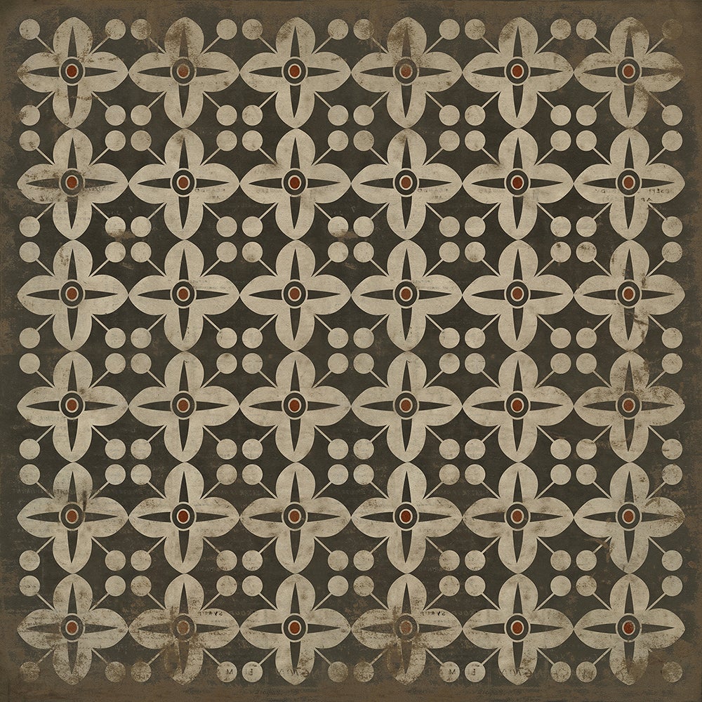 Vintage Vinyl Rug - Pattern 3 - Oz