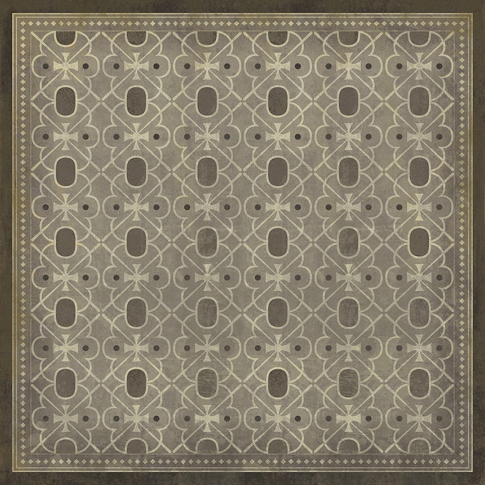 Vintage Vinyl Rug - Pattern 5 - Baker Street