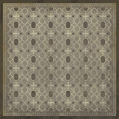 Vintage Vinyl Rug - Pattern 5 - Baker Street