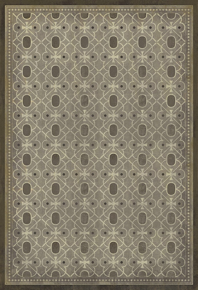 Vintage Vinyl Rug - Pattern 5 - Baker Street