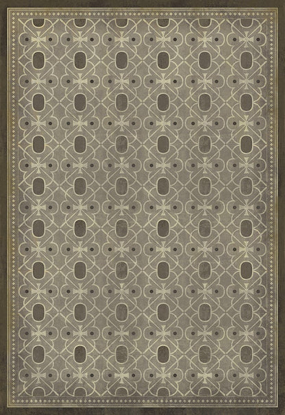 Vintage Vinyl Rug - Pattern 5 - Baker Street