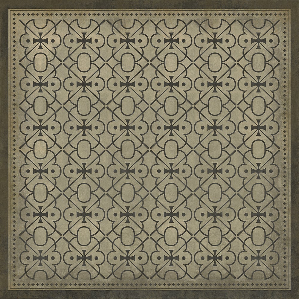 Vintage Vinyl Rug - Pattern 5 - Watson