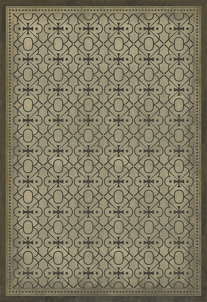 Vintage Vinyl Rug - Pattern 5 - Watson