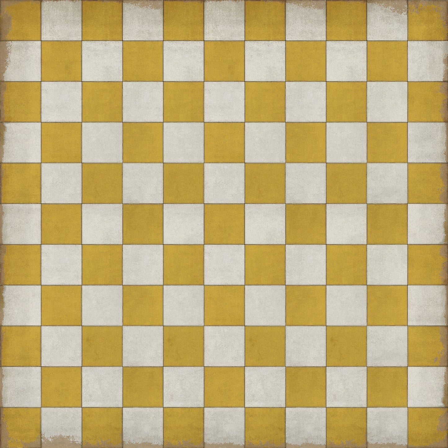 Vintage Vinyl Rug - Pattern 7 - Check Yourself