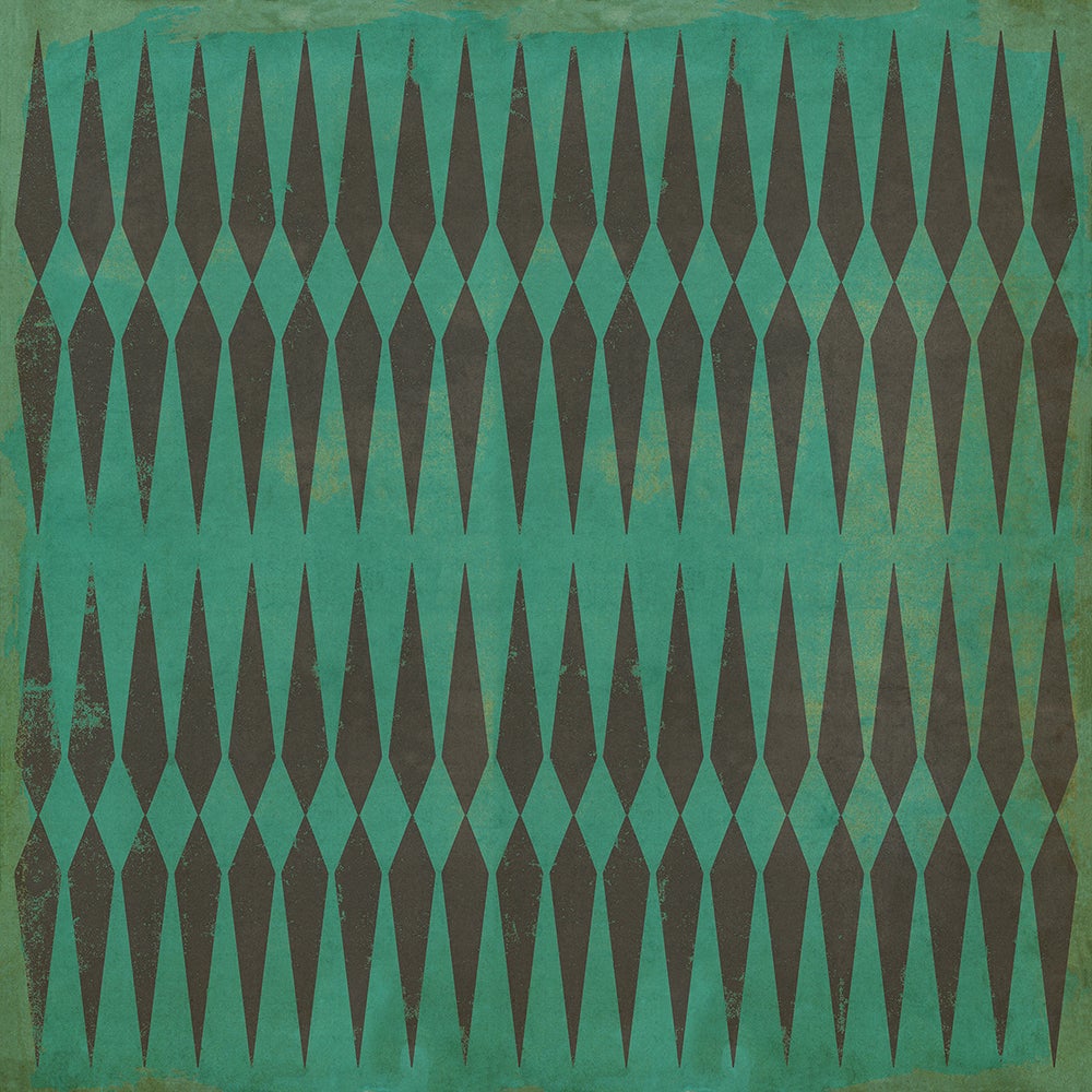 Vintage Vinyl Rug - Pattern 8 - Frankenstein